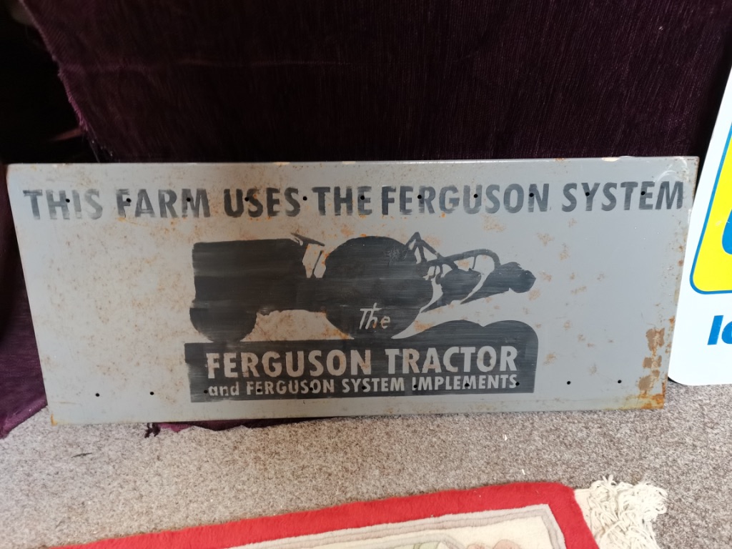 Ferguson Tractor metal sign 90cm x 37cm