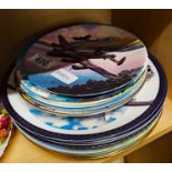 Royal Worcester & Coalport Ltd Edit Plates of Aircraft