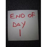 END OF FIRST DAYS SALE BACK 9.30AM TOMMOROW