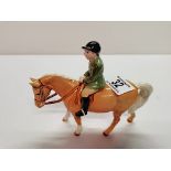 Vintage Beswick Palomino Boy on Pony Model