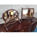 2 Vict Mah Swing Mirrors