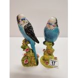 2 Beswick Budgies 1217 1216