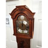 20th century walnut Grandmother clock in excellent condition