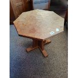 Acornman Octagonal coffee table - Mouseman interest