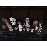 19 Goebel owl figures