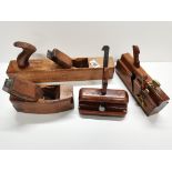 4 Wooden Wood Working Planes