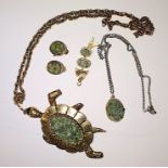 Nassau jewellery including fish, earings, necklace and turtle necklace