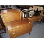 2 Teak Chest & Sideboard