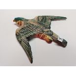 Gold Scheider Bird Wall Plaque