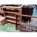 2 Ant Pine Plate Racks