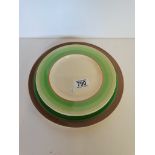 5 x Clarice Cliff plates