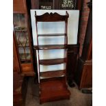 Victorian Mahogany display shelves