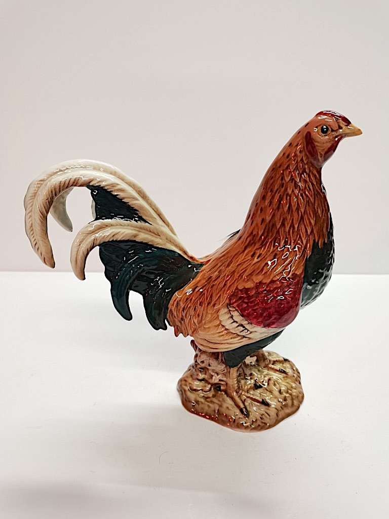 Beswick Gamecock 2059 24cm high ( bottom of feather missing as photo ) - Image 2 of 6