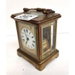 Brass Carriage Clock by Goldsmiths & Silversmiths Co London