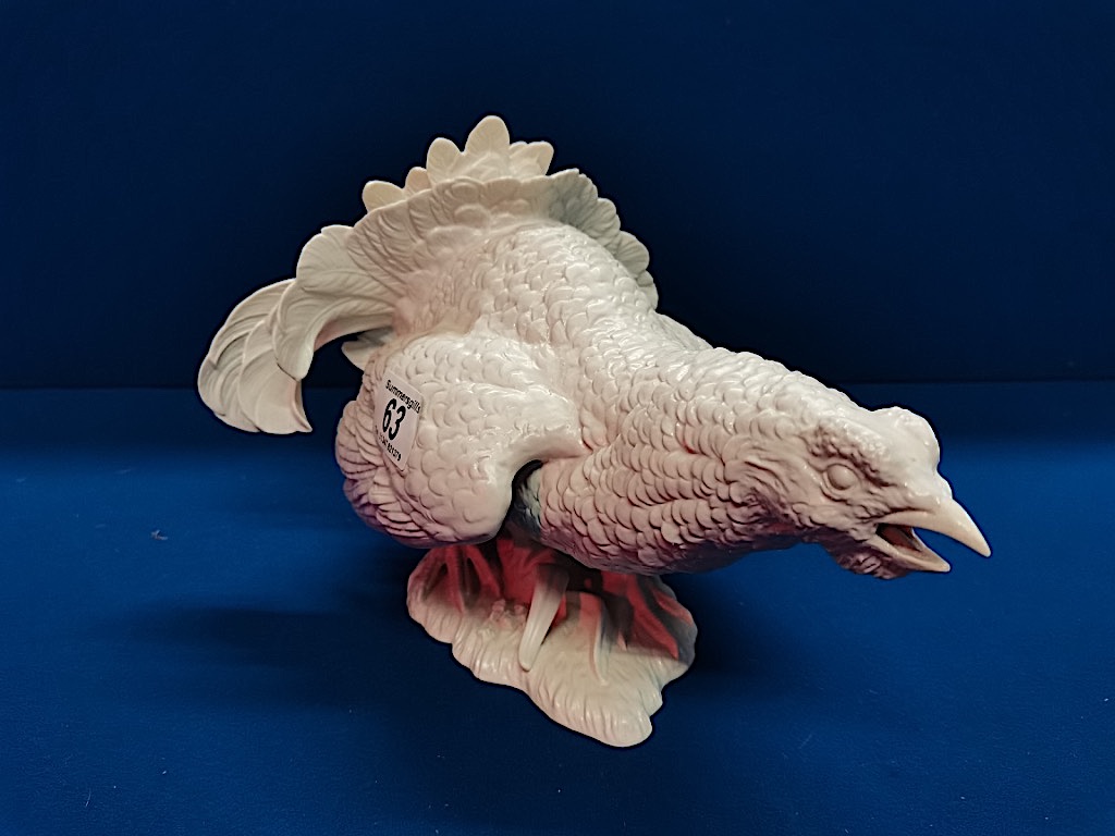 Goebel White Turkey CV118 30cm long - Image 2 of 7