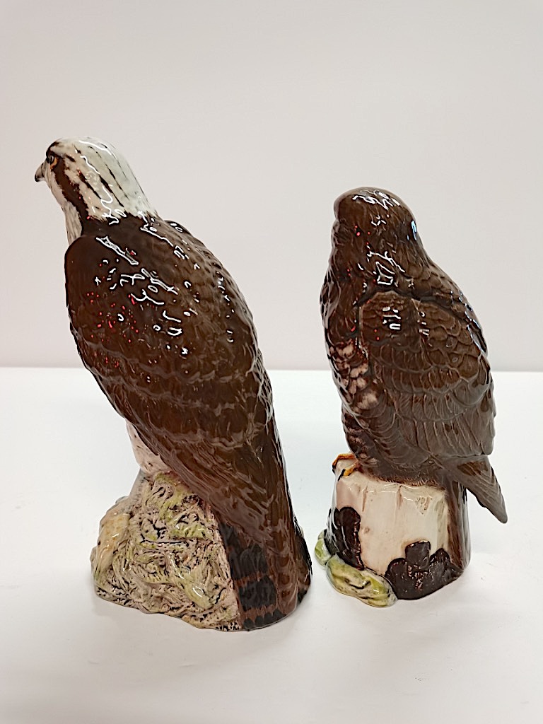 5 Beswick bird of prey decanterrs (empty) - Image 2 of 7