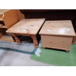 Pine Box, Coffee Table etc