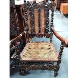 Ant Carved Hall Chair