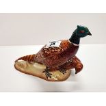 Beswick Male & Female Pheasants on base