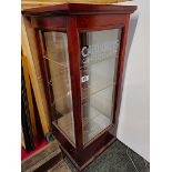 A Mahogany Table Top Display Cabinet 82 X 33cm marked Cadburys ( ex. condition)