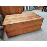 Pine Blanket Box