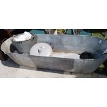 Tin Bath, Buckets & Pot