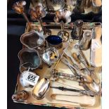 Silver & Plated items approx. 726g