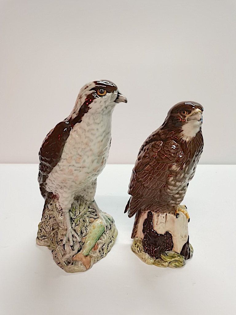 5 Beswick bird of prey decanterrs (empty) - Image 3 of 7