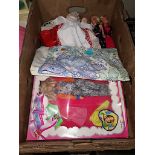 4 Boxes Dolls & Furniture