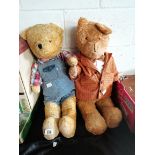 2 x vintage teddies