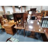 Misc. furniture incl 2 x chests, 3 dining tables