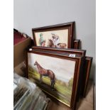 Racehorse paintings by Highams 1970s - 1990s