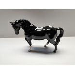 Special edition Beswick Stocky jogging mare in black made for Beswick collectors club 2005