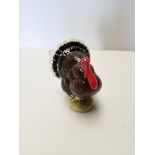 Small bronze Beswick Turkey