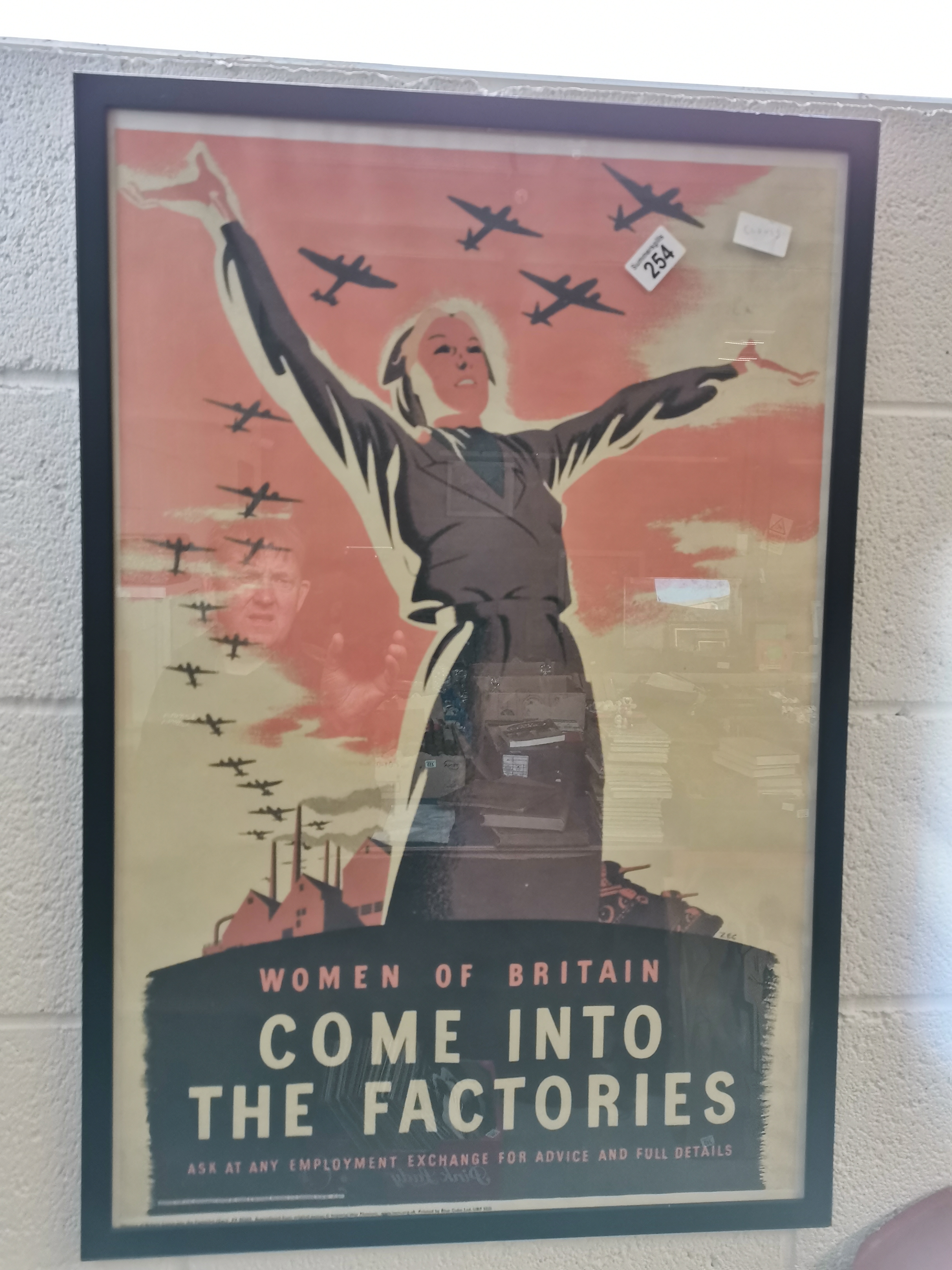 Repro. War poster