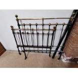 Cast iron / brass double bed