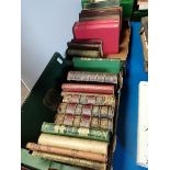 2 x boxes of vintage books on Preston incl The National Cathedrals, Bunyans pilgrims progress