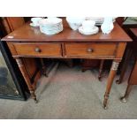 Victorian Mahogany side table with turned legs