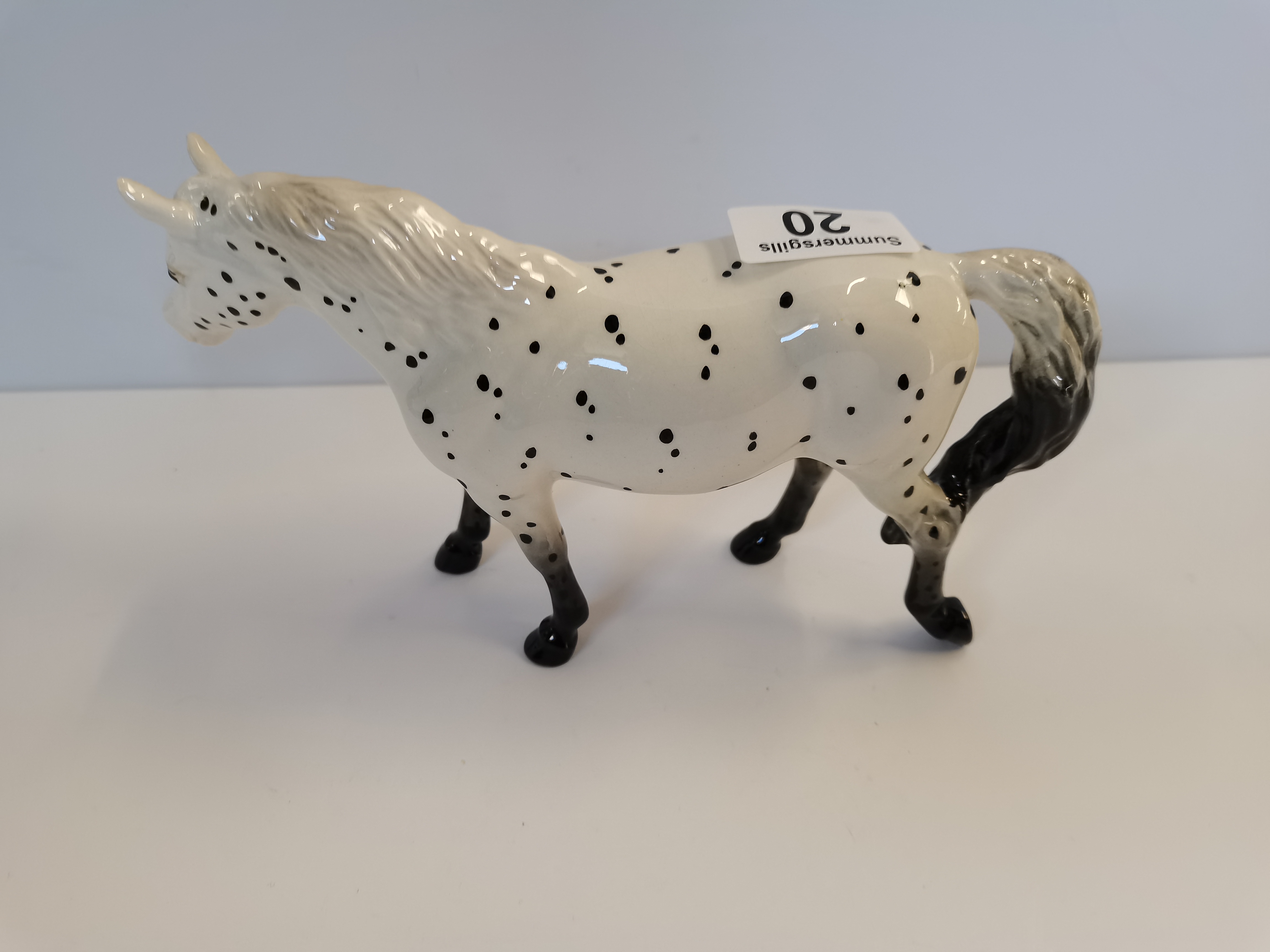 Beswick English Appalousa spotted walking pony - Image 2 of 3