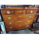 6 drawer Victorian Mahogany chest