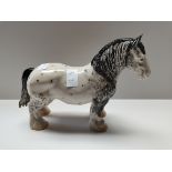 Beswick style heavy horse