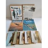 Aircraft books and postcards