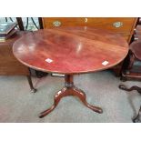 Georgian Mahogany tripod table with bird cage