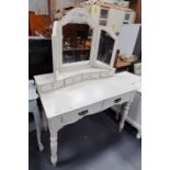Painted cream dressing table
