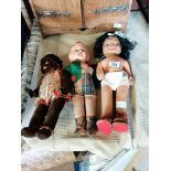 3 x Vintage dolls