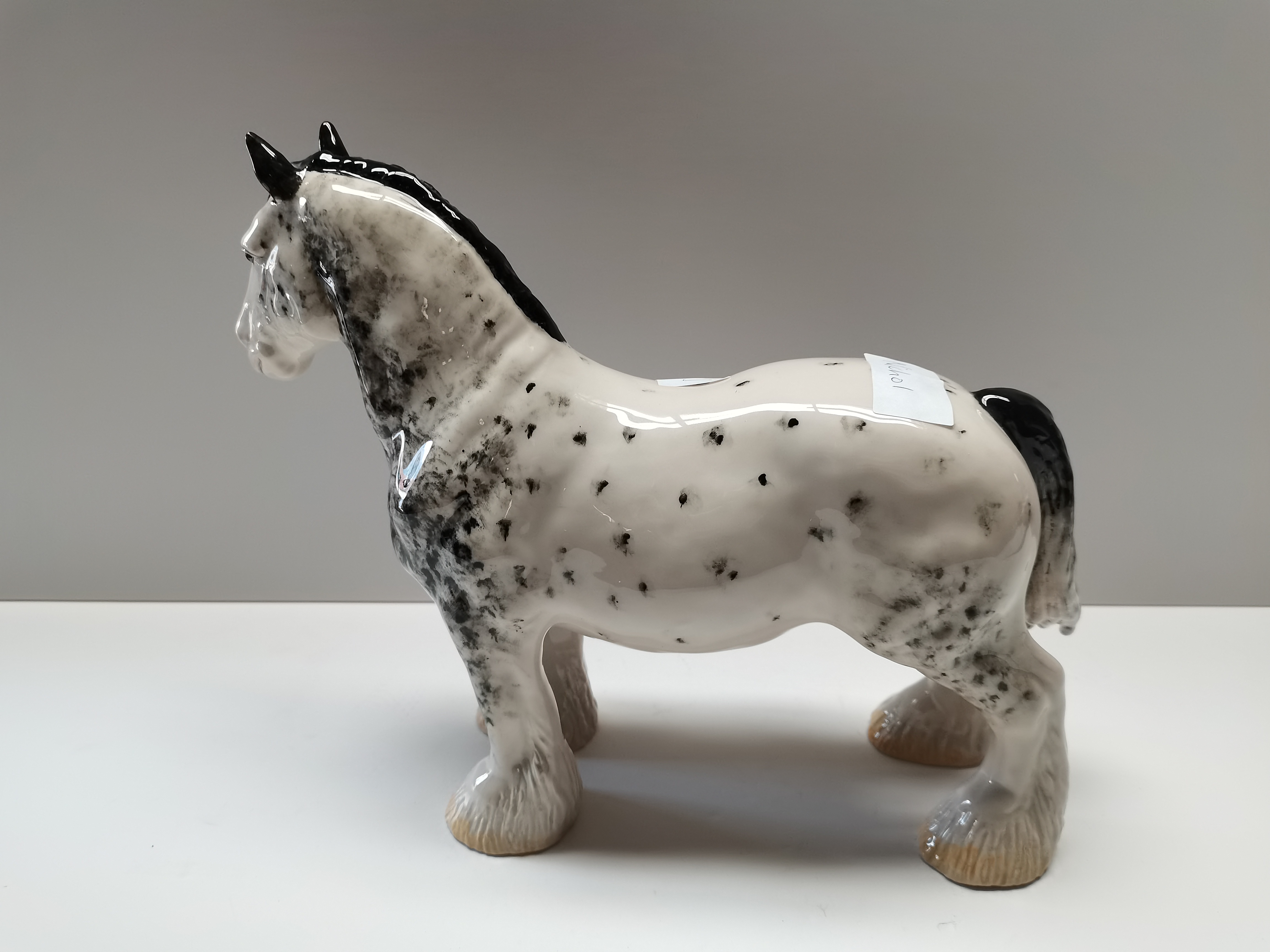 Beswick style heavy horse - Image 2 of 3