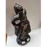 Carved African style figure