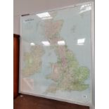 Large "J Bartholomew" map of British Isles
