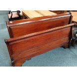 Kingsize Mahogany Sleigh bed