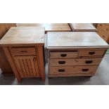 Pine kitchen cupboard